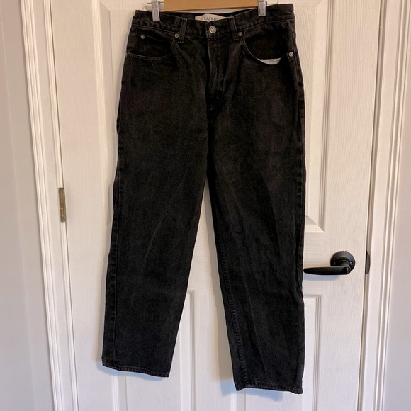 GAP Jeans Mens Gap Black Jeans Easy Fit 34x28 Guc Gently Worn No